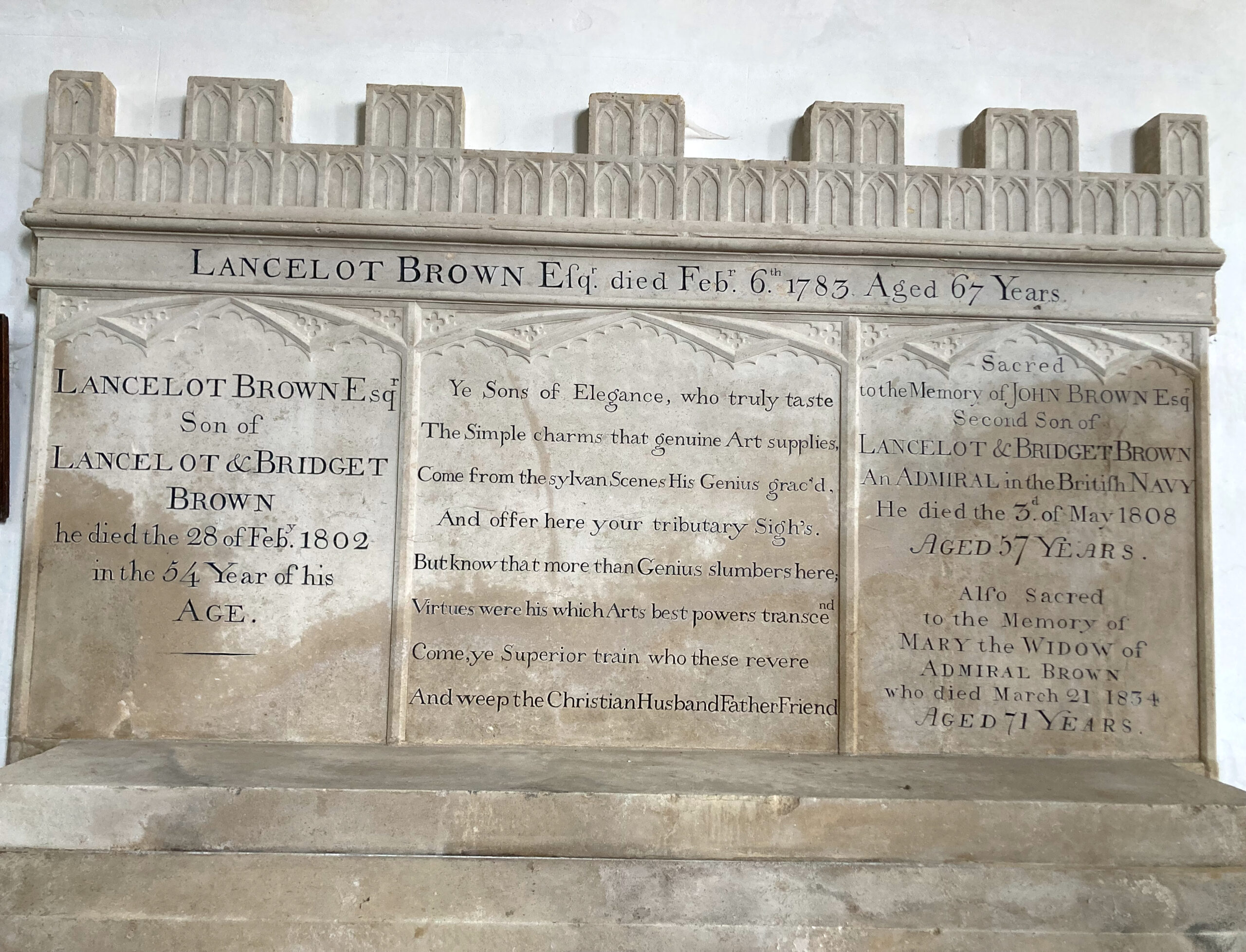 Fenstanton Church: Capability Brown and a Pilgrim Father